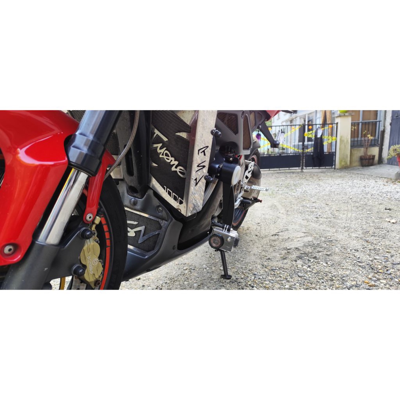 Aprilia RSV 1000 GoPro Montajı