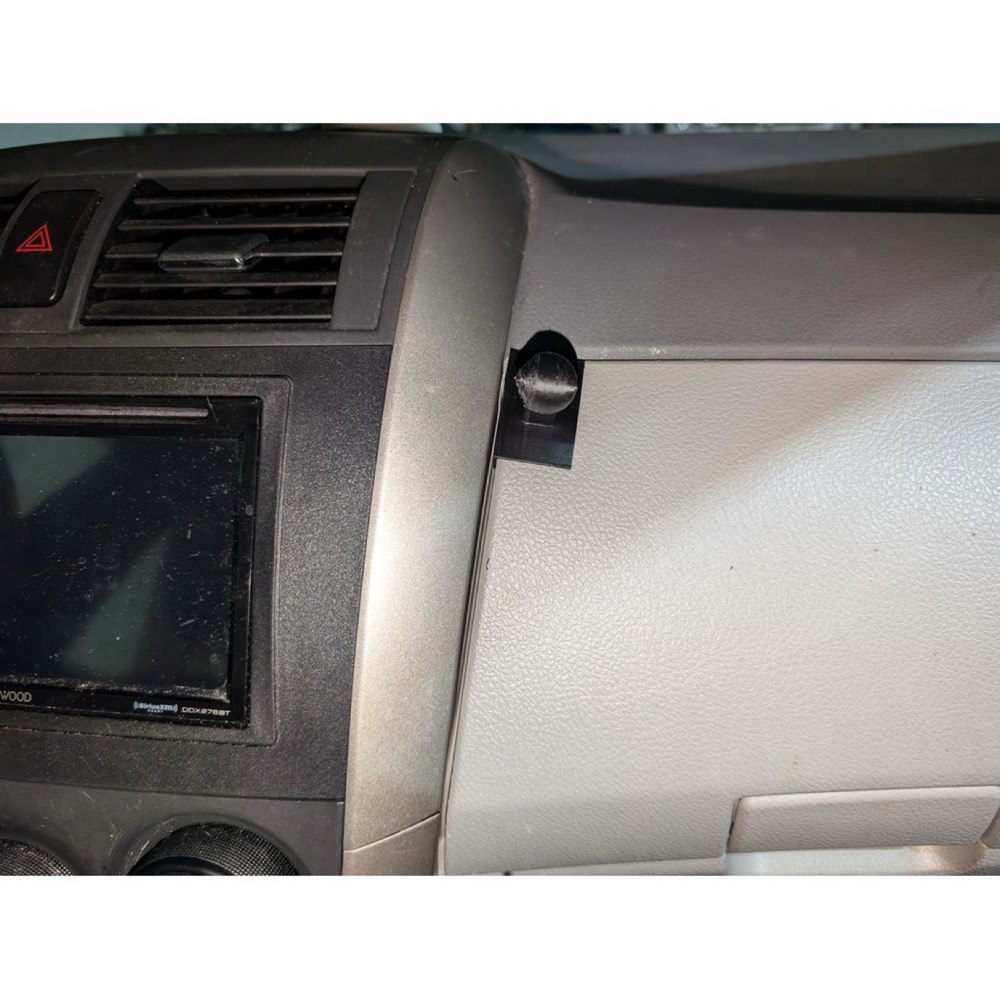 Toyota 2009-2013 Corolla Upper Glove Compartment 17mm Ball Montaj Aparatı for Telefon/GPS görsel 3