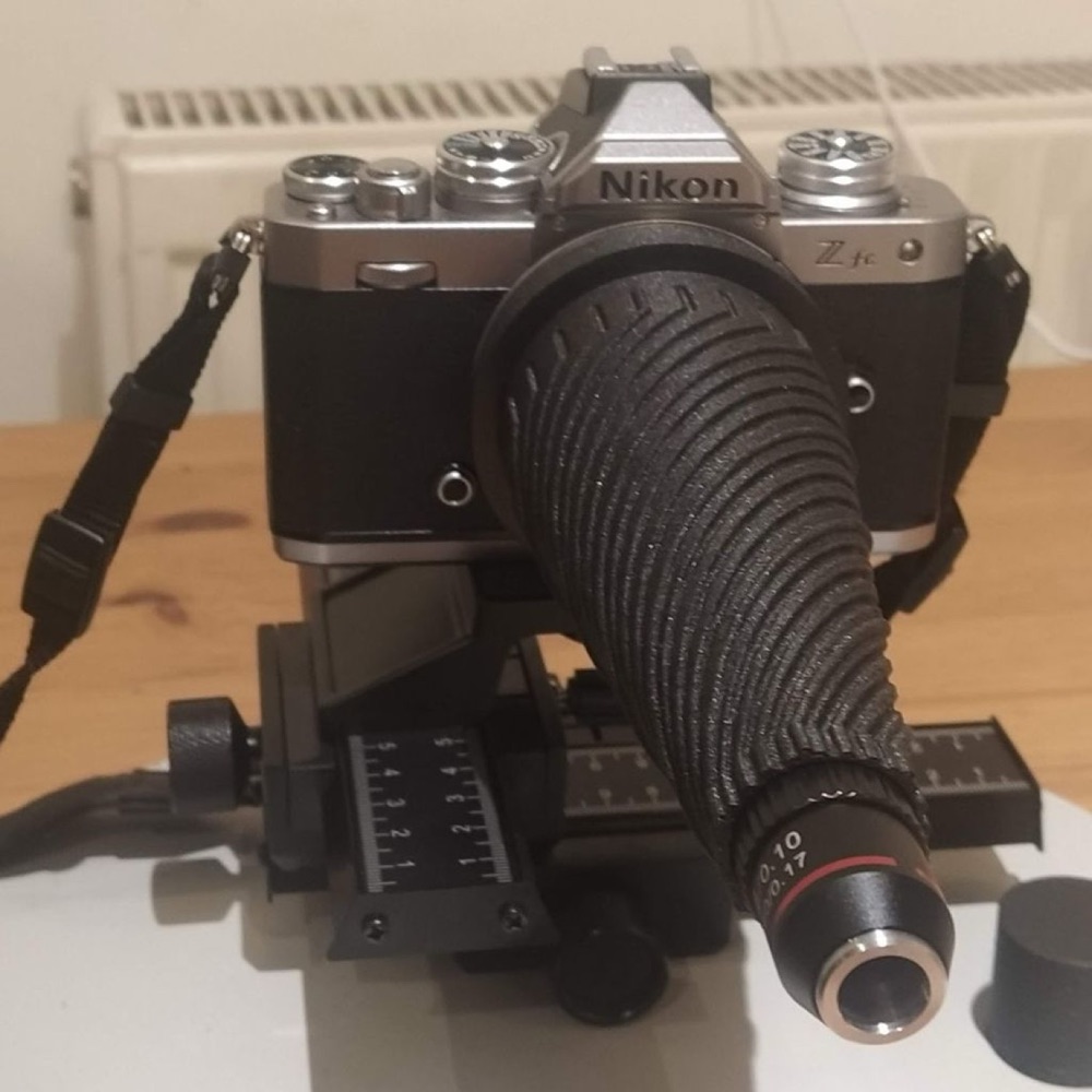 Nikon Z-Mount için Mikroskop Objektifi Makro Lens Adaptörü