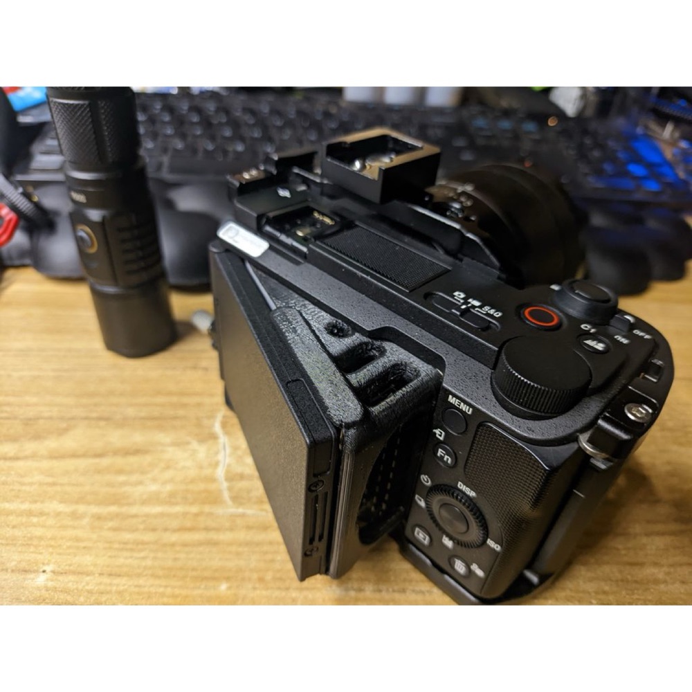 Sony ZV-E10 II (ZV-E10M2) için 40 × 40 mm Alüminyum Soğutucu Taşıyıcı Çerçeve (Fansız) görsel 2