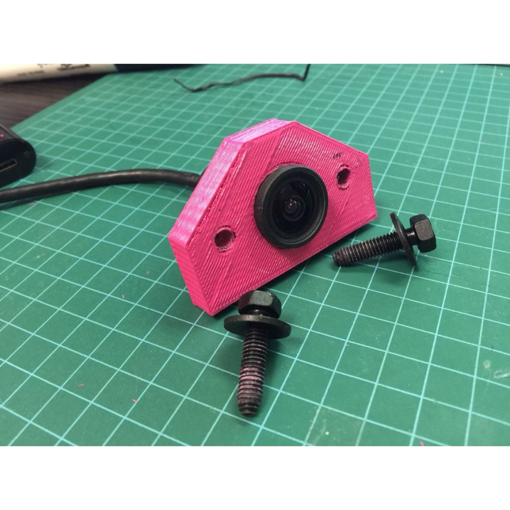 Innovv C3 camera rear mount for Kawasaki Ninja 250r görsel 3