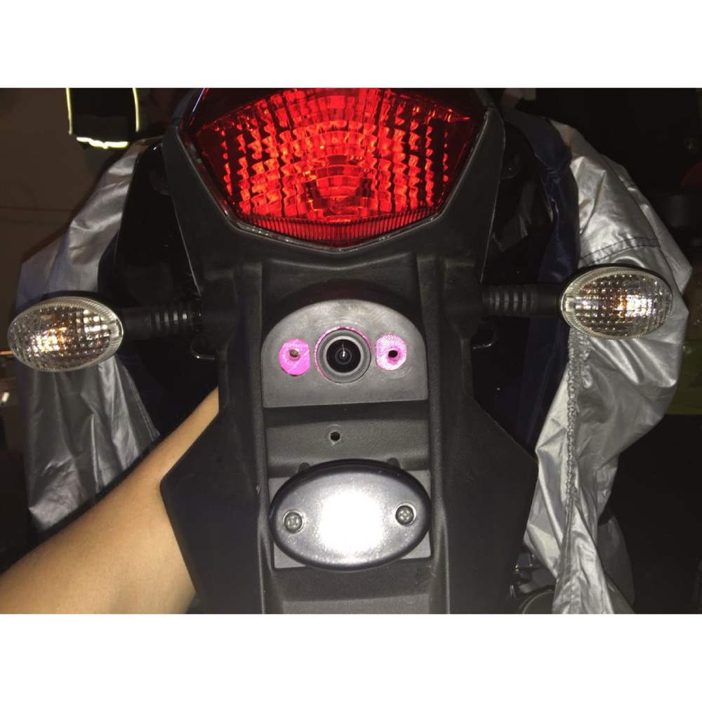 Innovv C3 camera rear mount for Kawasaki Ninja 250r görsel 4