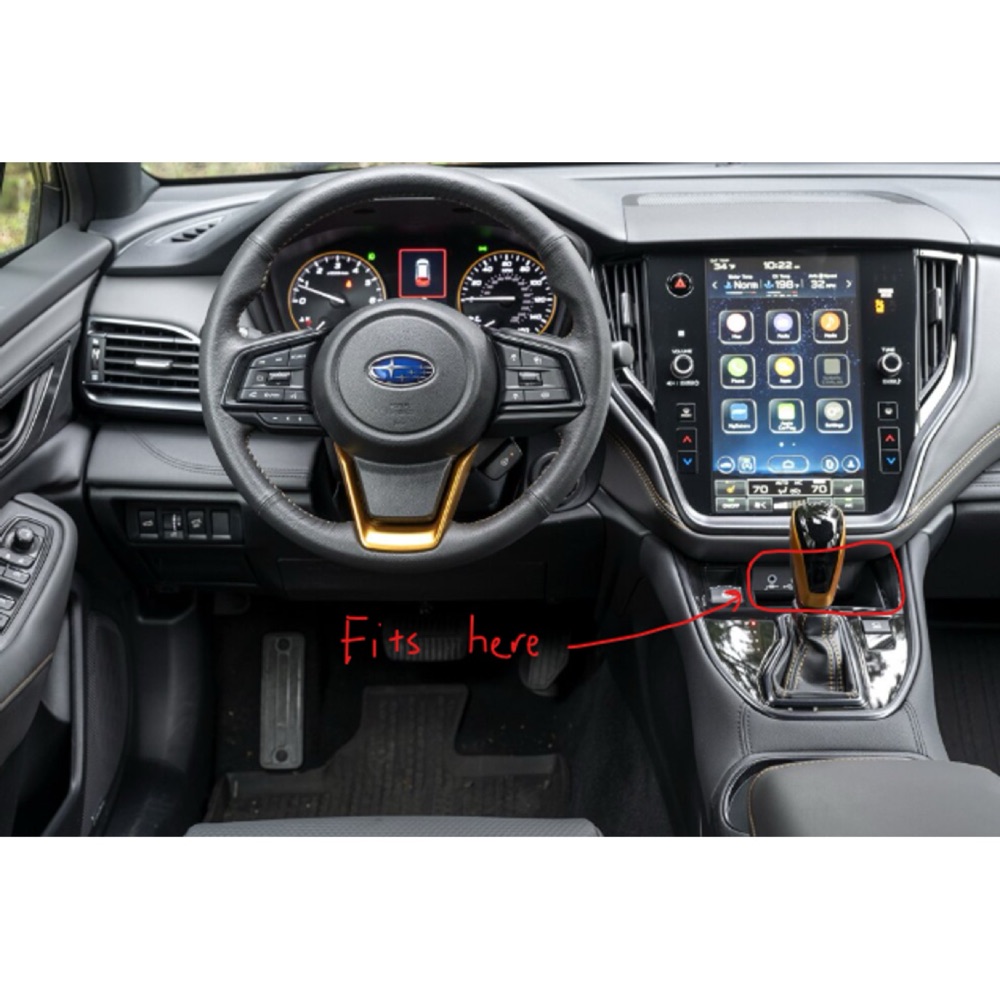 Subaru Outback Şarj Bölmesi Ek Parçası (6. Nesil, 2020-2024)