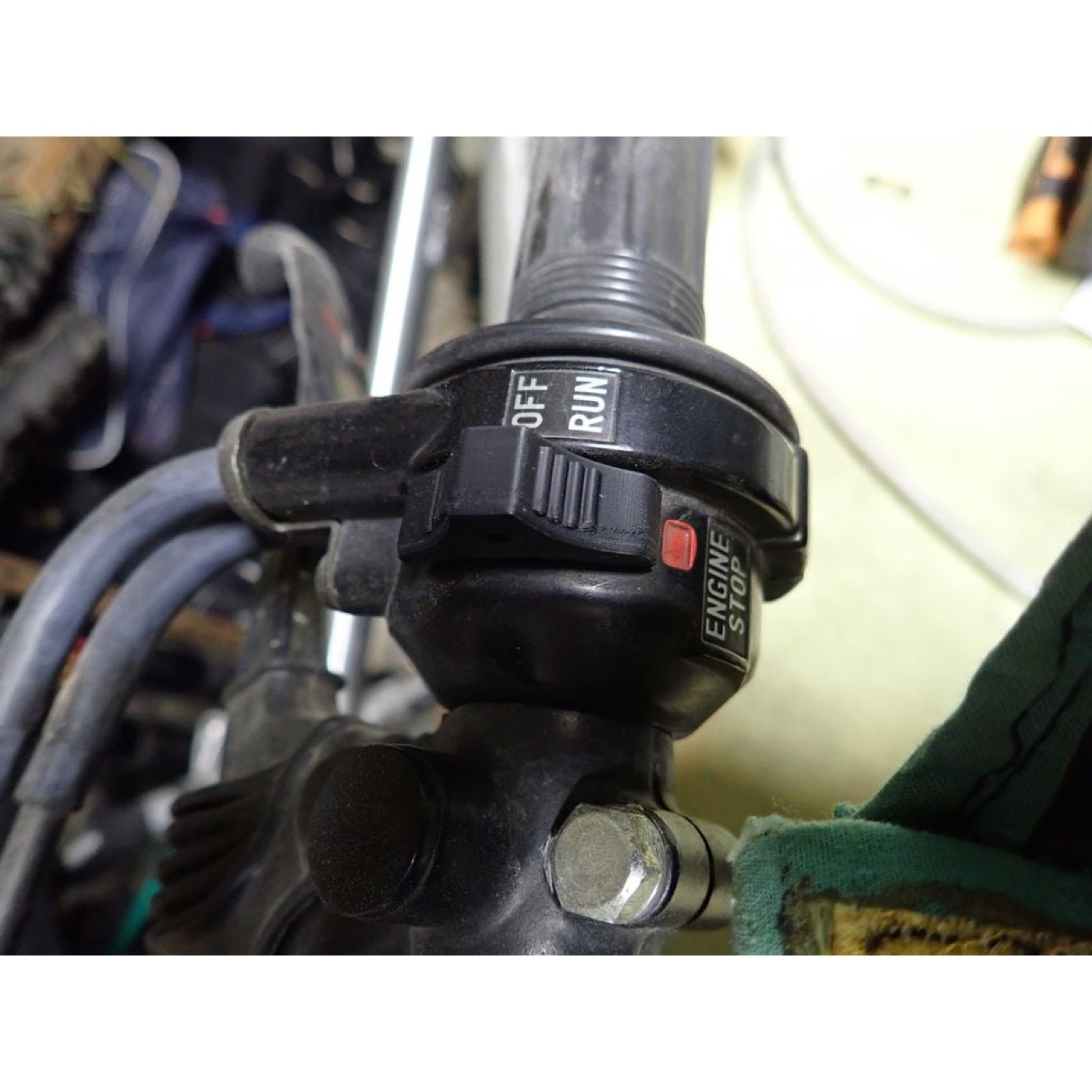 Yamaha XT Hi-Lo ve Engine Kumanda Kolu Düğmesi