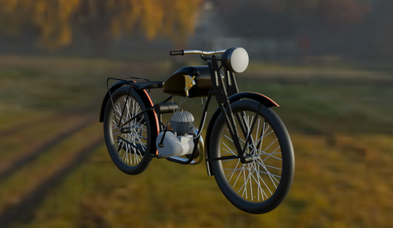 Husqvarna 1949 Model Motosiklet Parçası