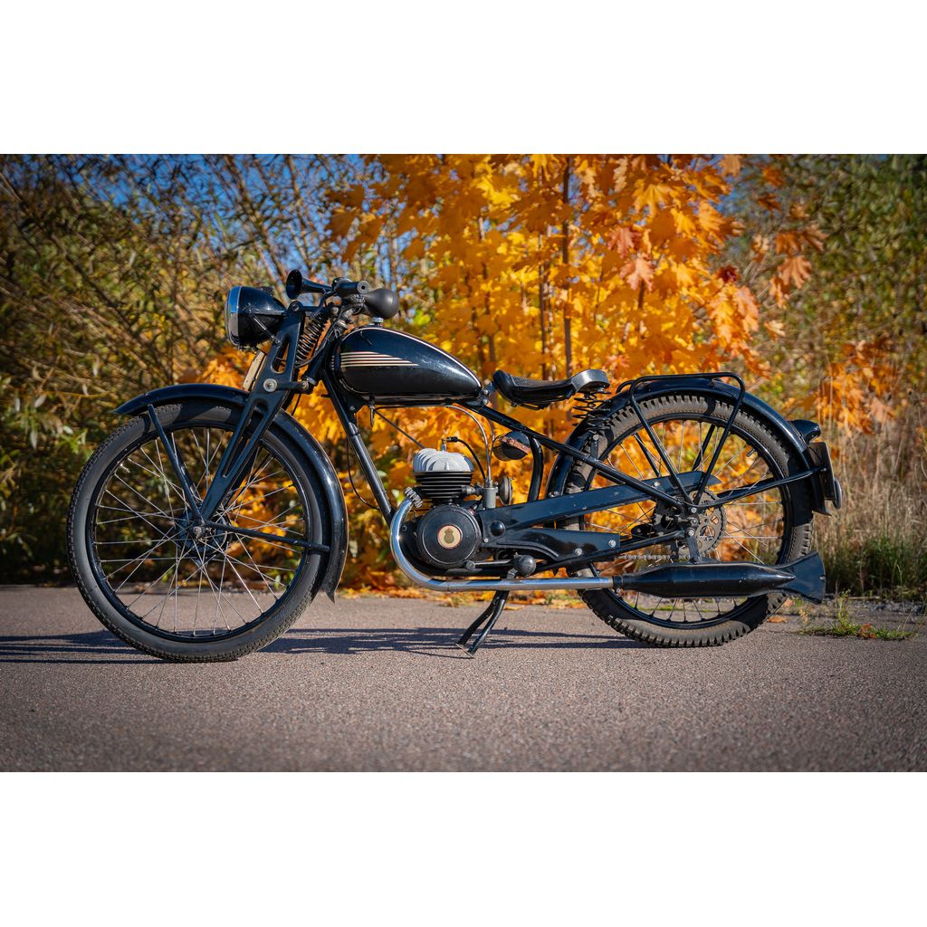 Husqvarna 1949 Model Motosiklet Parçası görsel 2