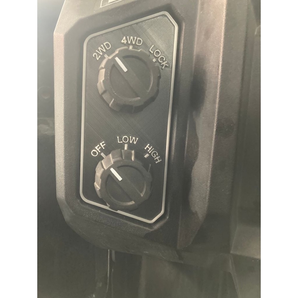 Yamaha Wolverine X2/X4 Şalter Arka Plakası