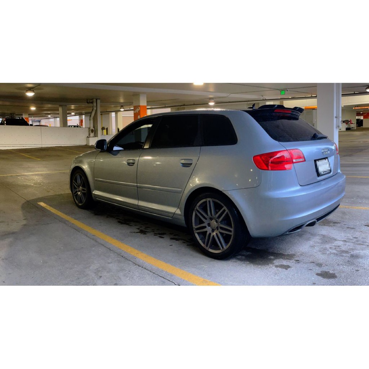 Audi A3 8P Spoiler Uzatma Parçası (MK2) görsel 4