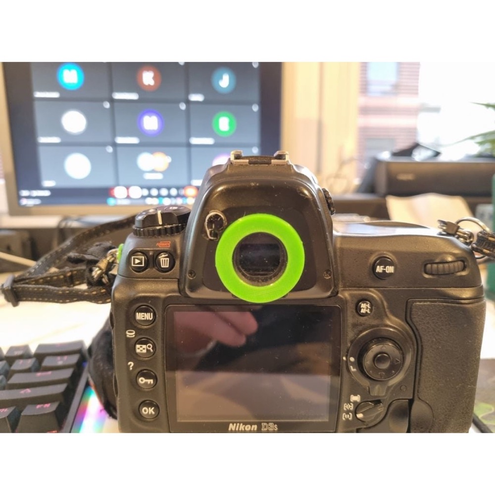 Nikon D3s için Ana Vizör Göz Lastiği Halkası görsel 1