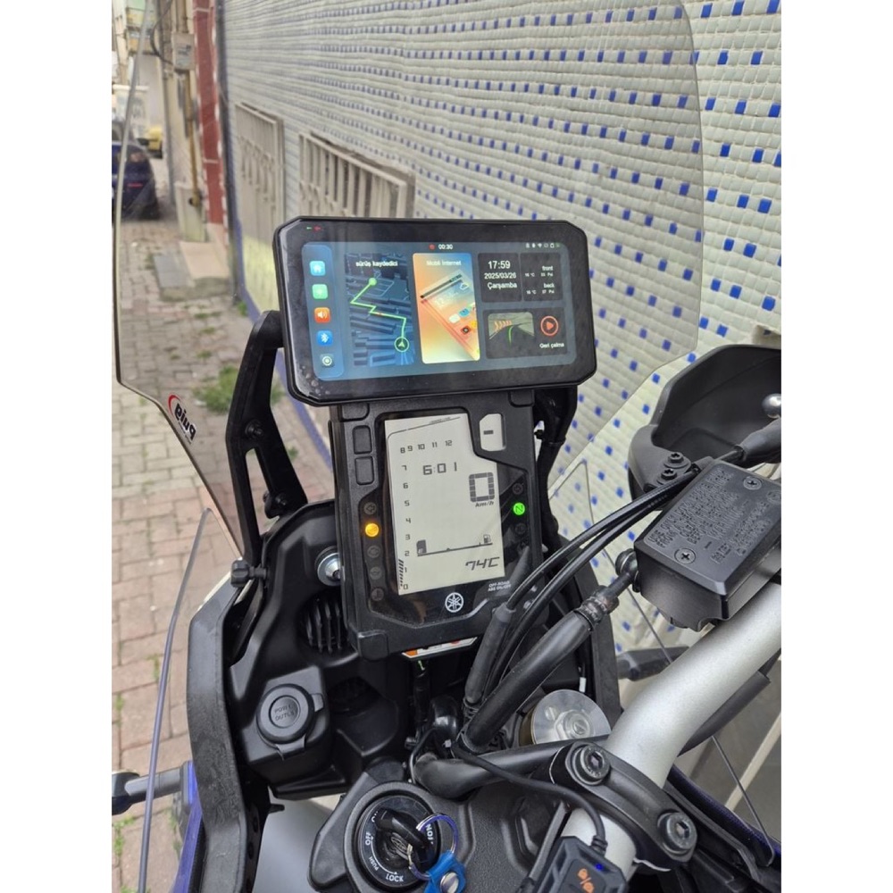 Yamaha Ténéré 700 Navigasyon Bar Montaj Adaptörü görsel 4