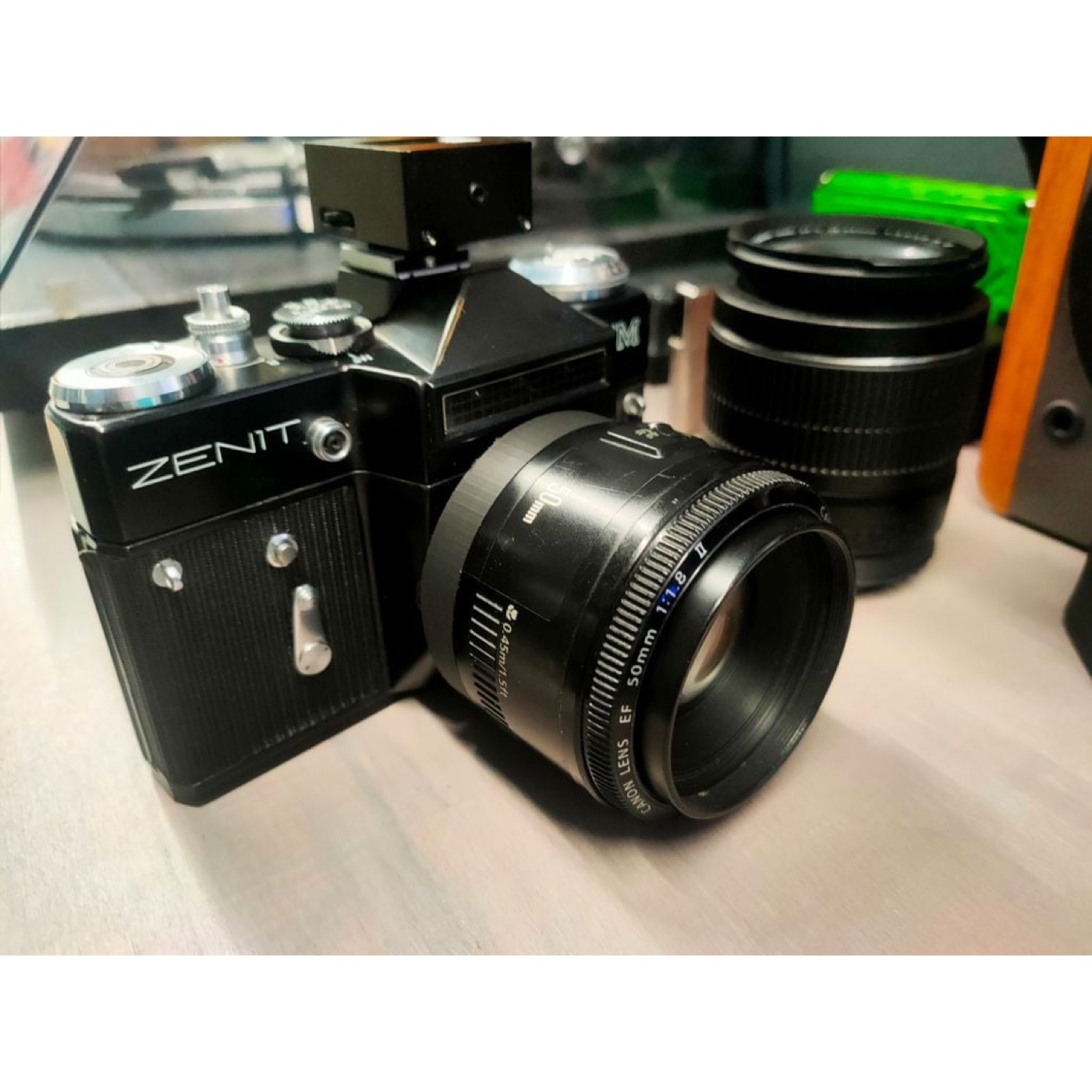 M42 Vida Dişli Lensleri Canon EF Gövdelere Bağlayan Adaptör