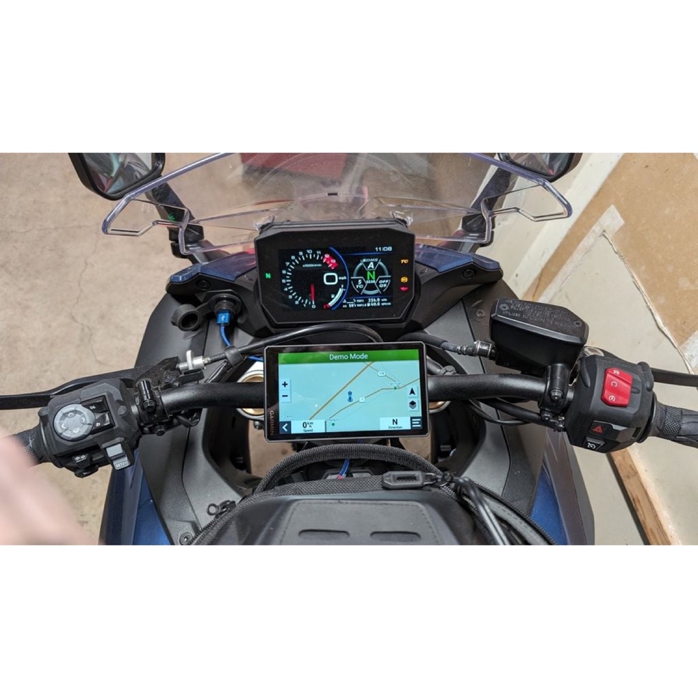 Suzuki GSX Gidon GPS Montaj Braketi (Zumo XT Uyumlu) görsel 4