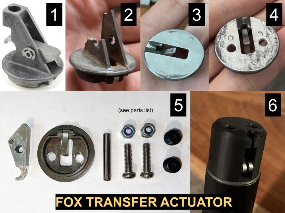 Bisiklet Dropper Sele Borusu Aktüatör Onarım Parçası (Fox Transfer Uyumlu)
