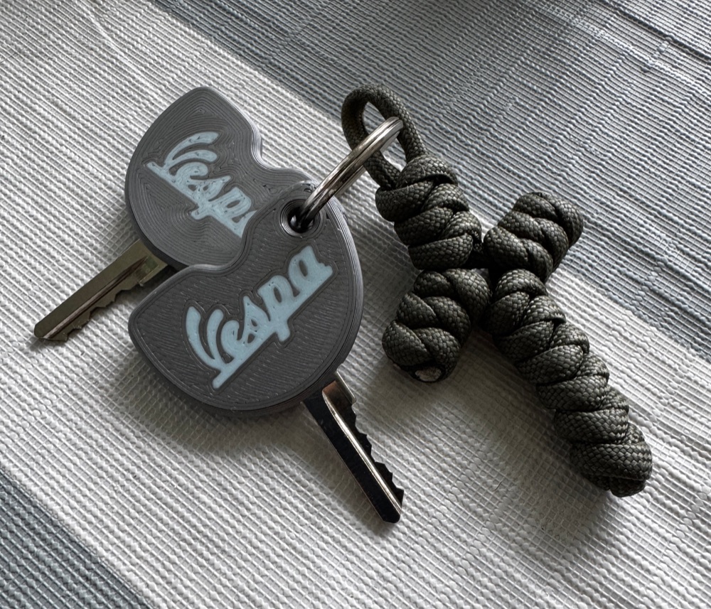 Vespa Retro Anahtar Tasarımı