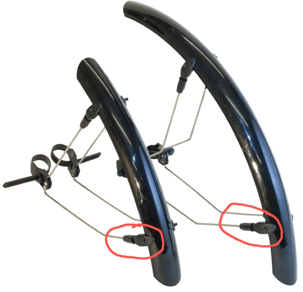 Bisiklet Çamurluk Klipsi Yedek Parçası (Eurofender Uyumlu)