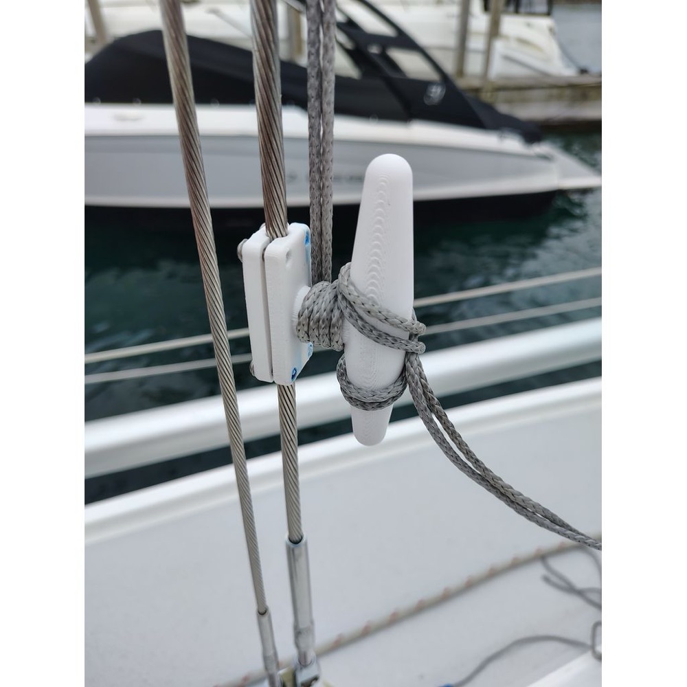 Yelkenli Shroud Halyard Bağı (Cleat)