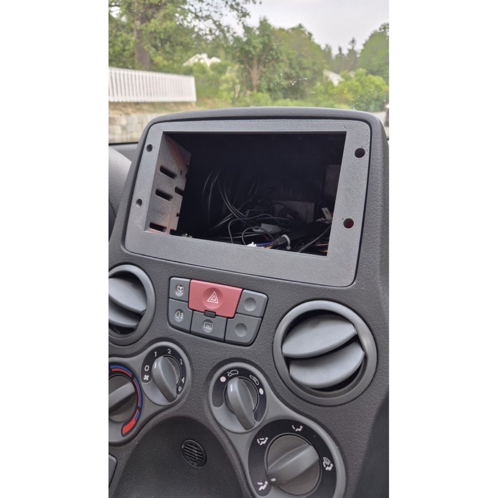 Fiat Panda 169 Çift DIN Teyp Çerçevesi görsel 2