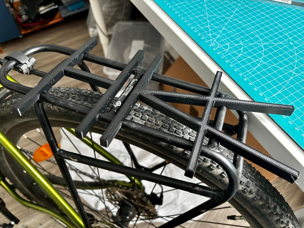 Bisiklet Bagaj Rafı Uzatma Platformu (Ortlieb Quick Rack Uyumlu)