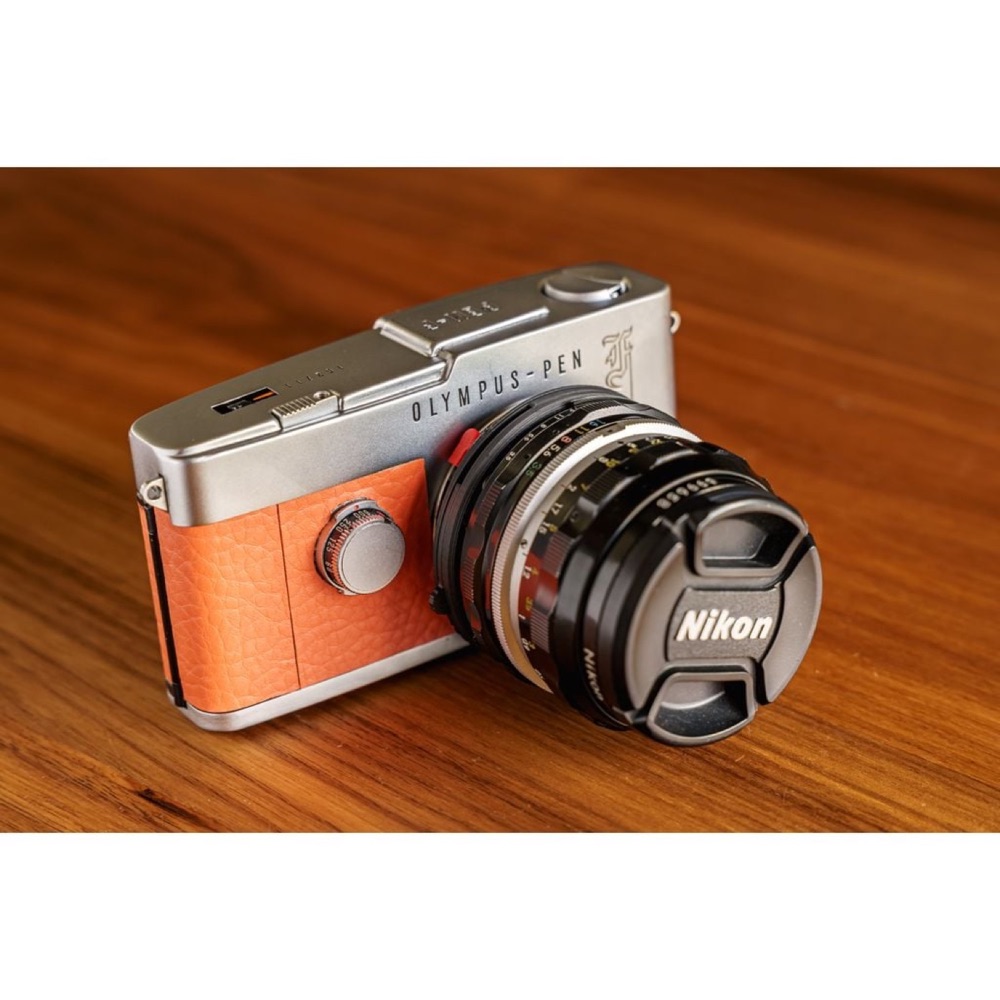 Olympus Pen F - Nikon F Lens Adaptörü görsel 1