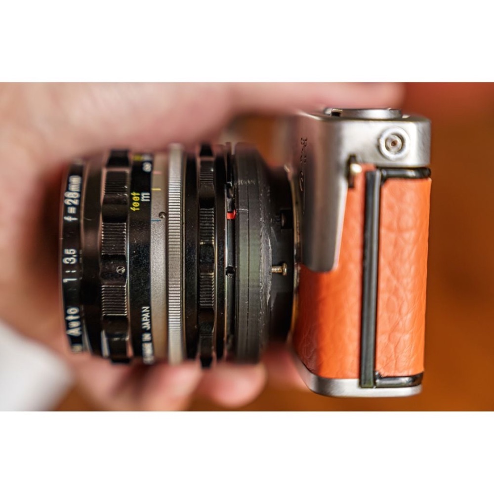 Olympus Pen F - Nikon F Lens Adaptörü görsel 3