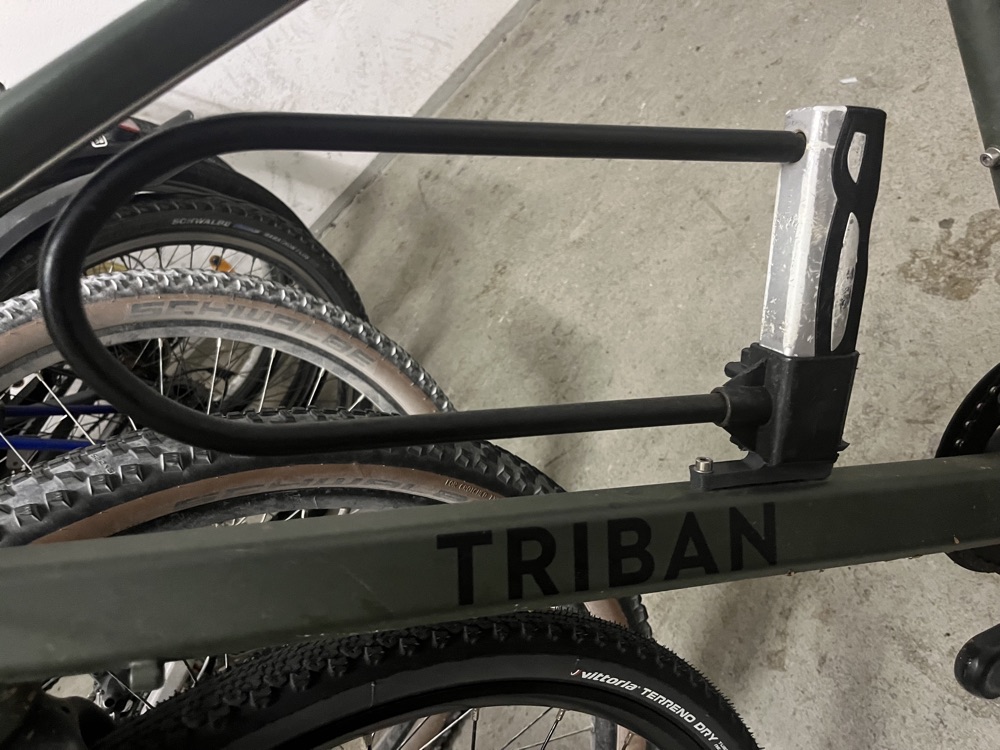 Bisiklet U-Kilit Tutucu Braketi (ABUS USH Uyumlu)