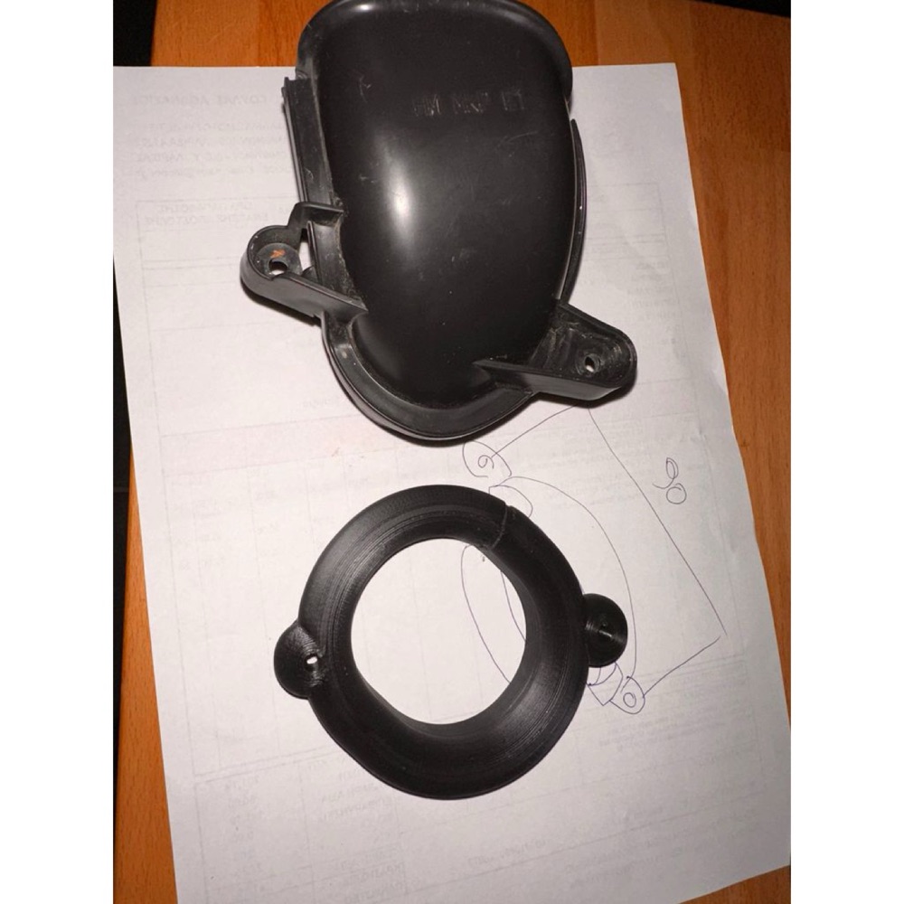Honda NX500 Stage 2 Tarzı Hava Filtresi Ağızlığı görsel 2