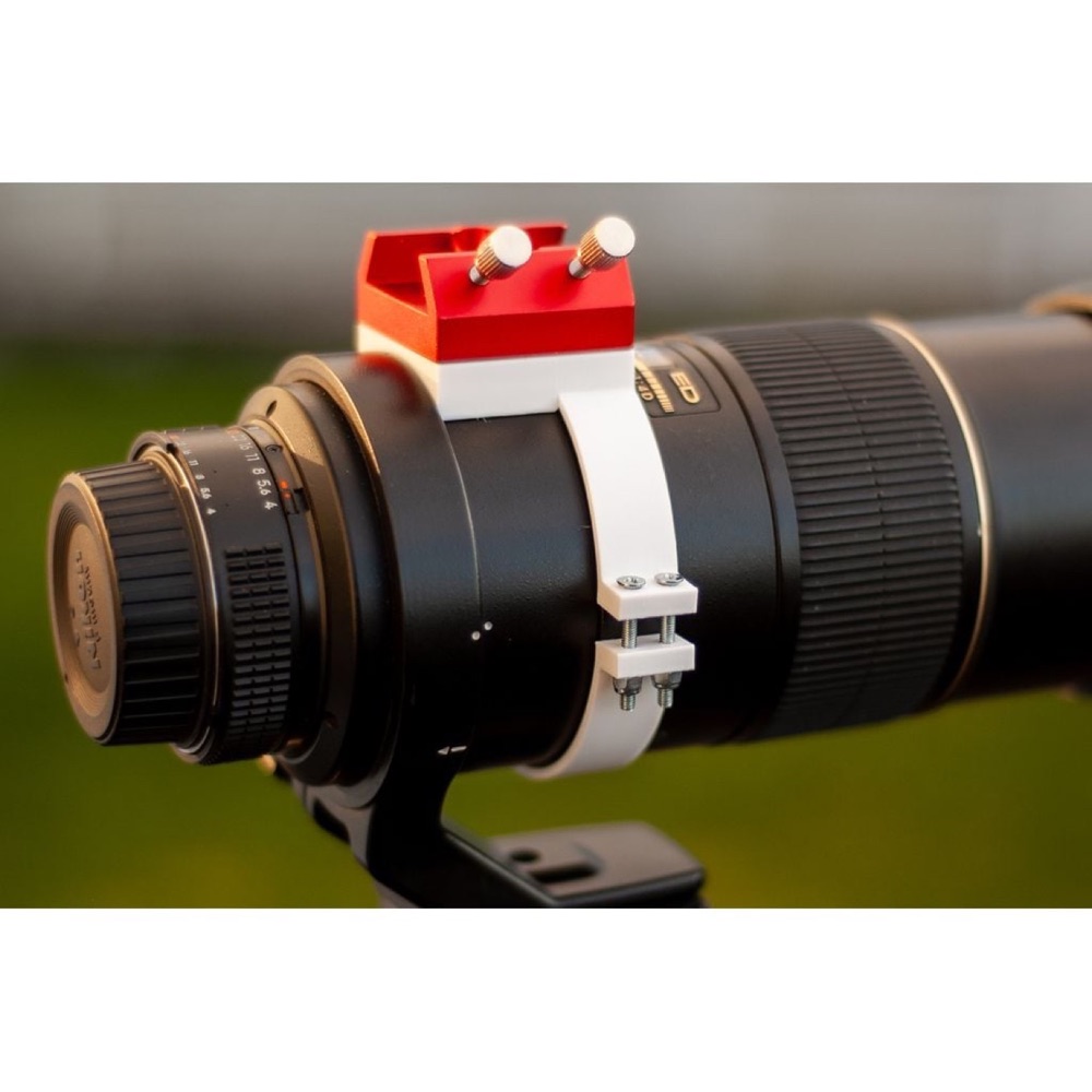 Nikon AF-S Nikkor 300 mm f/4D IF-ED Objektif için Kılavuz Teleskop (Guide Scope) Kelepçesi