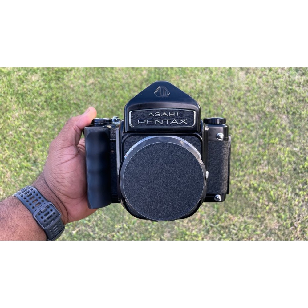 Pentax 67 (6x7) Gövde Kapağı (Çeyrek Tur Kilitli) görsel 1