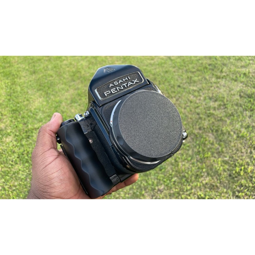 Pentax 67 (6x7) Gövde Kapağı (Çeyrek Tur Kilitli) görsel 2