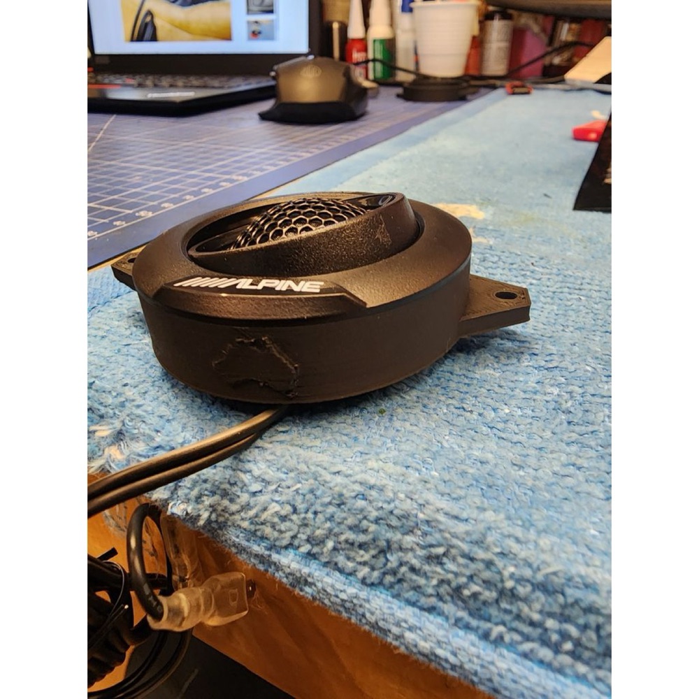 Mazda MX-5 NB Tiz Hoparlör Montaj Braketi (Alpine Uyumlu) görsel 3