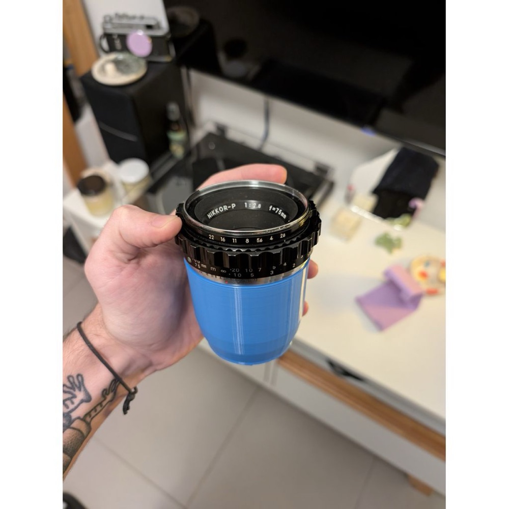 Nikkor P (Bronica S2A) Lens - Lumix L-Mount Adaptörü görsel 3