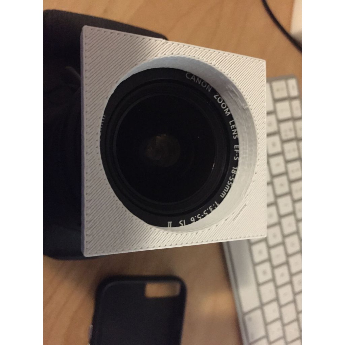 Canon 18-55mm Lens için Güneş Tutulması Filtre Tutucu görsel 4