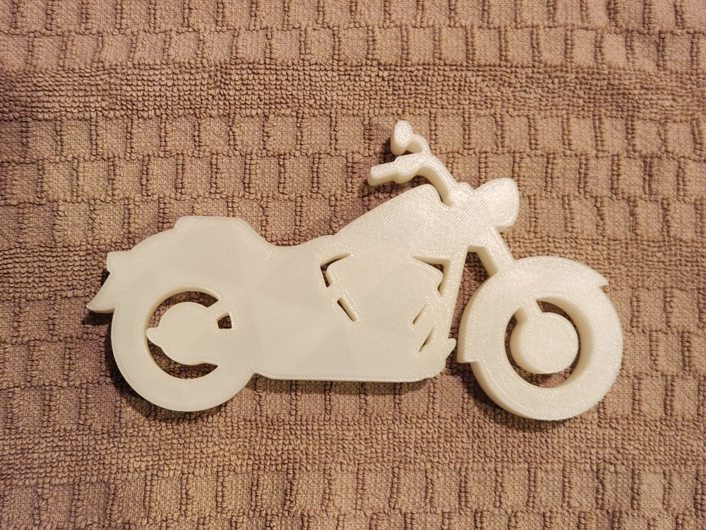 Harley Davidson Motosiklet 2D Anahtarlik