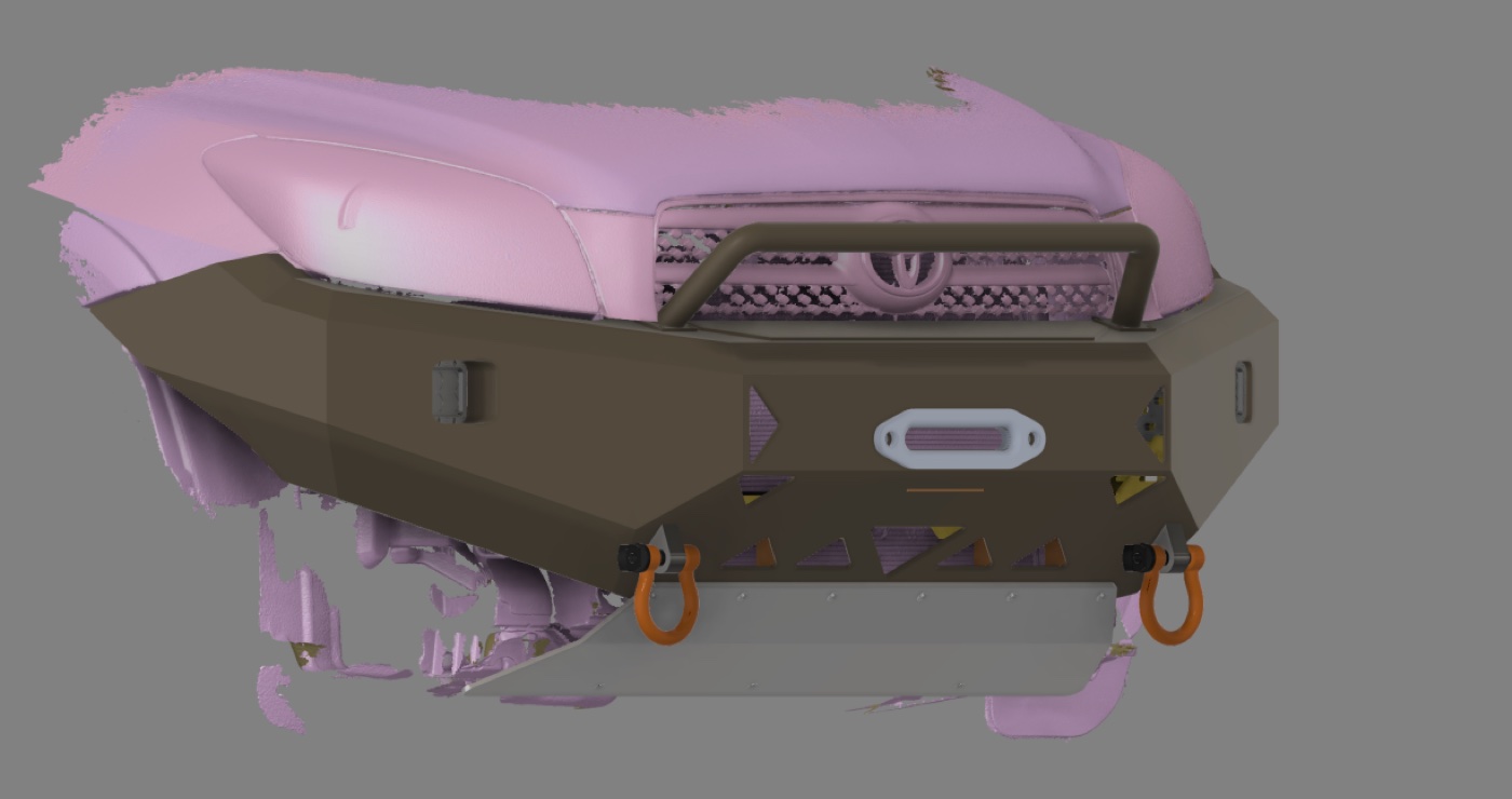 Off-Road Çelik Ön Tampon (Toyota RAV4)