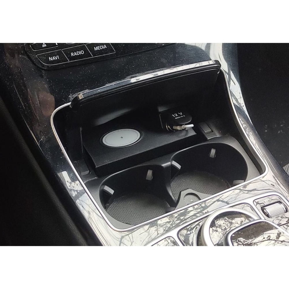 Mercedes W205/S205 Kablosuz Magsafe Şarj Braketi