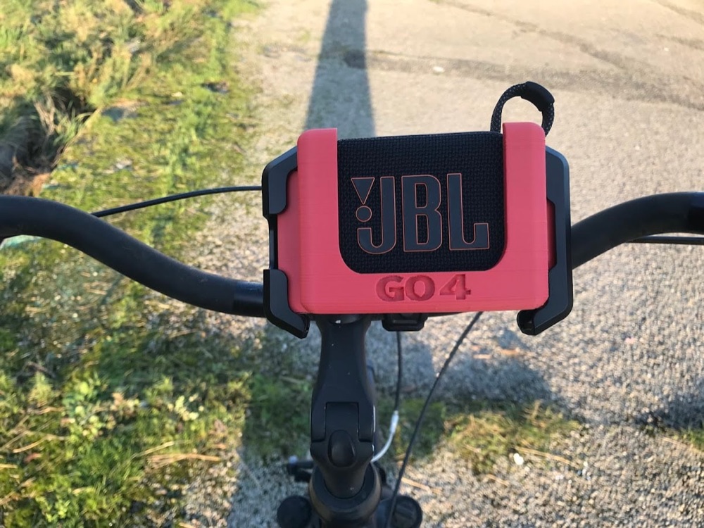 Bisiklet Hoparlör Tutucusu (JBL GO 4 Uyumlu) görsel 1