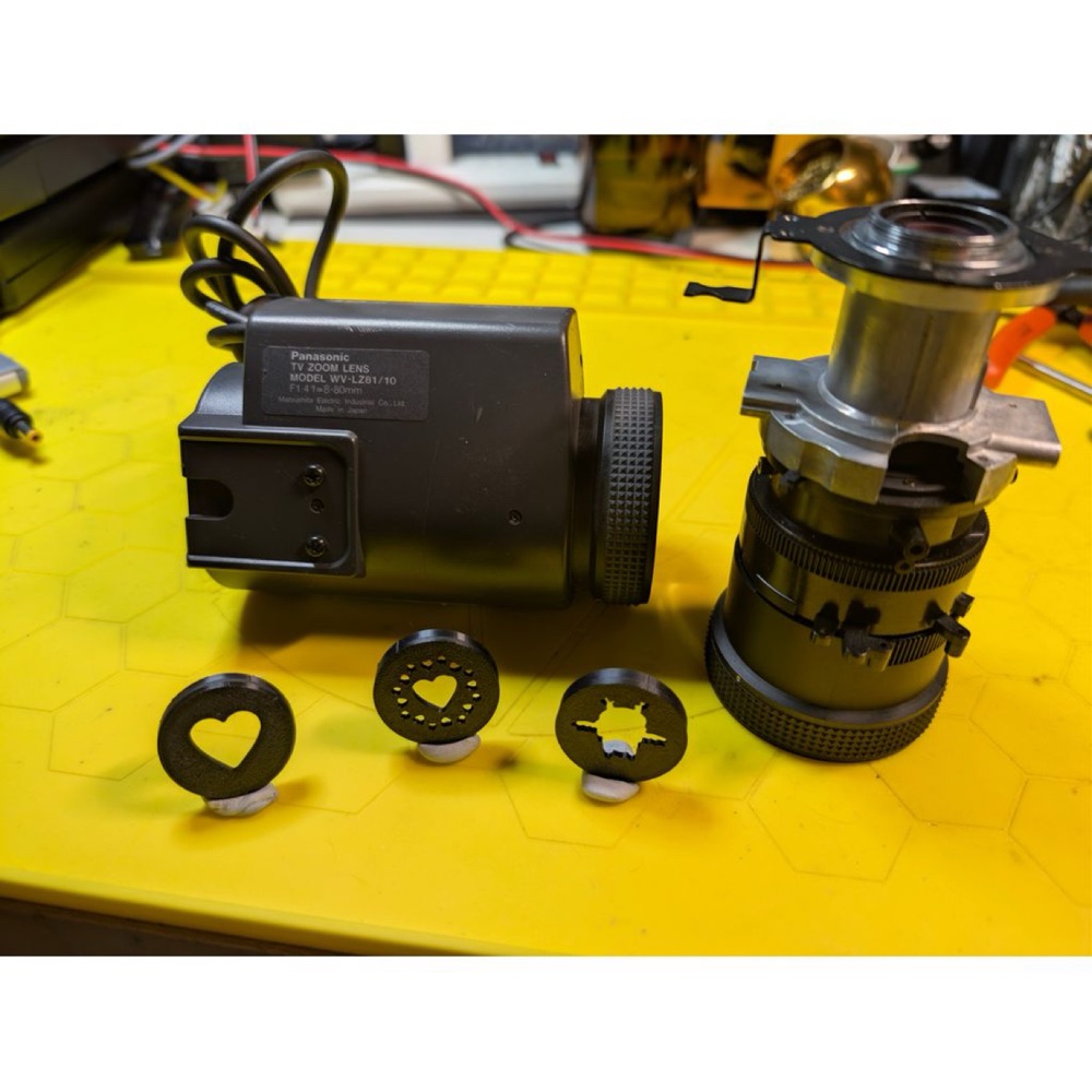 Panasonic WV-LZ81/10 Lens için Değiştirilebilir Diyafram Seti