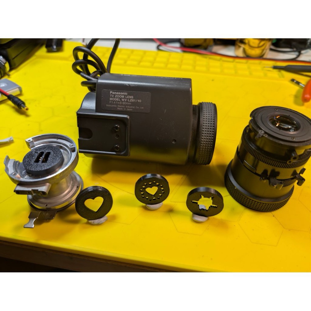 Panasonic WV-LZ81/10 Lens için Değiştirilebilir Diyafram Seti görsel 2
