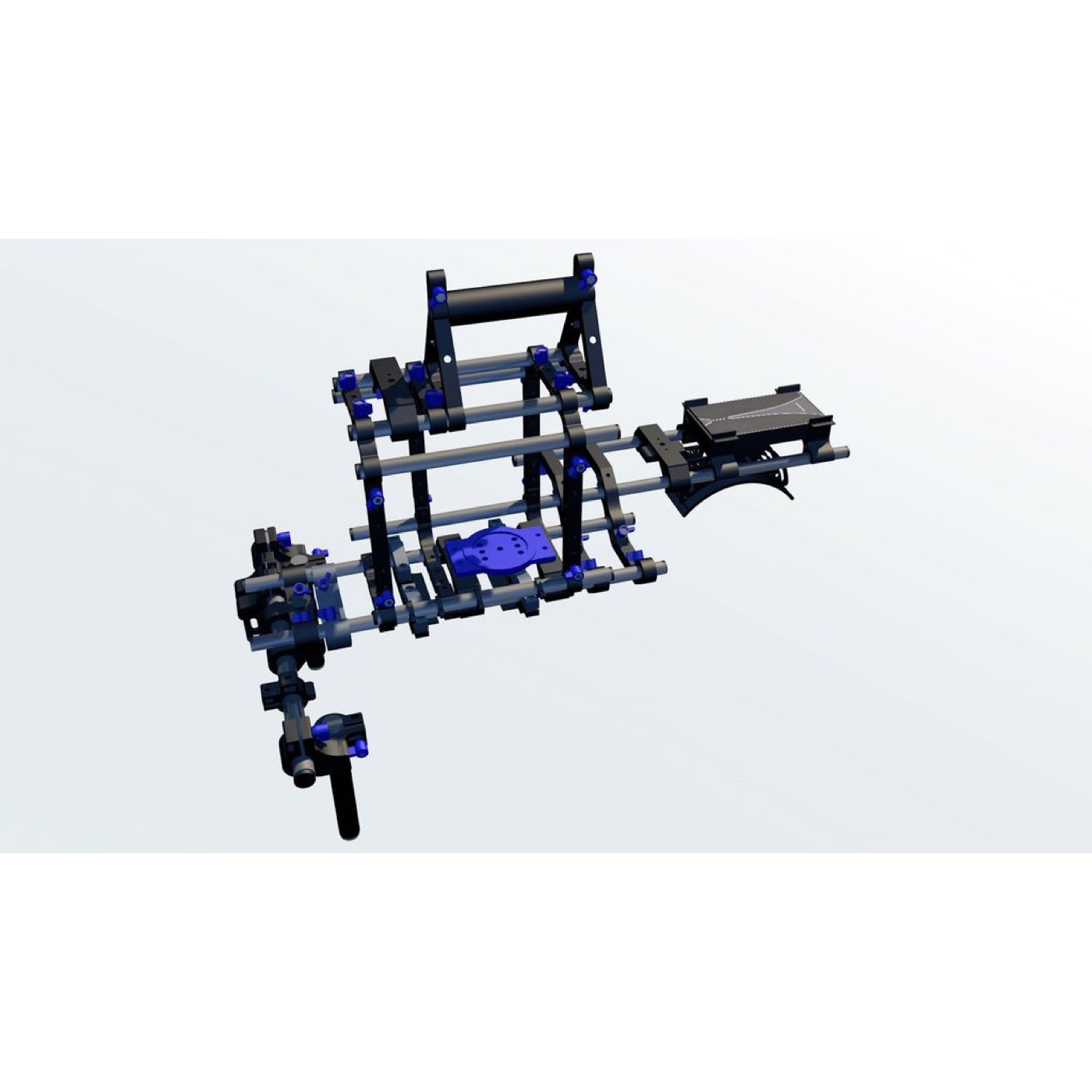 DSLR Rig Çubuk Çap Adaptörü (Mattebox Bağlantı Parçalı) görsel 2