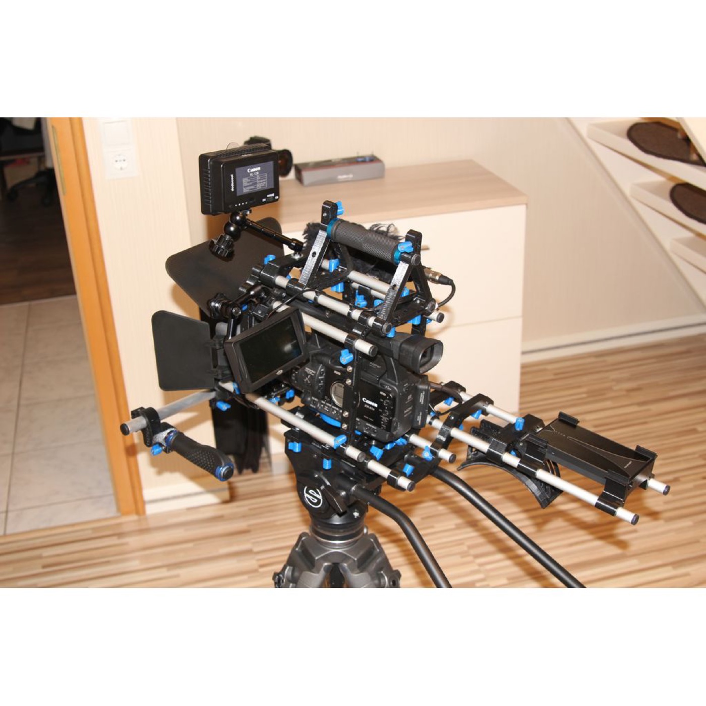DSLR Sinema Rig Sistemi için Omuz Köprüsü Plakası görsel 4