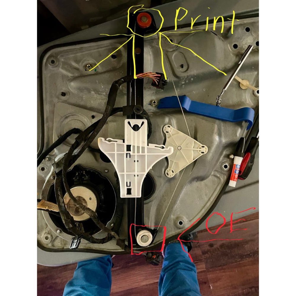 VW MK4 Arka Cam Kılavuz Kasnağı