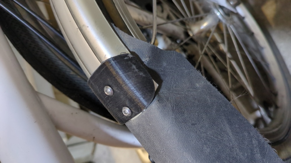 Bisiklet Çamurluk Uç Koruma Parçası (Brompton Uyumlu) görsel 2