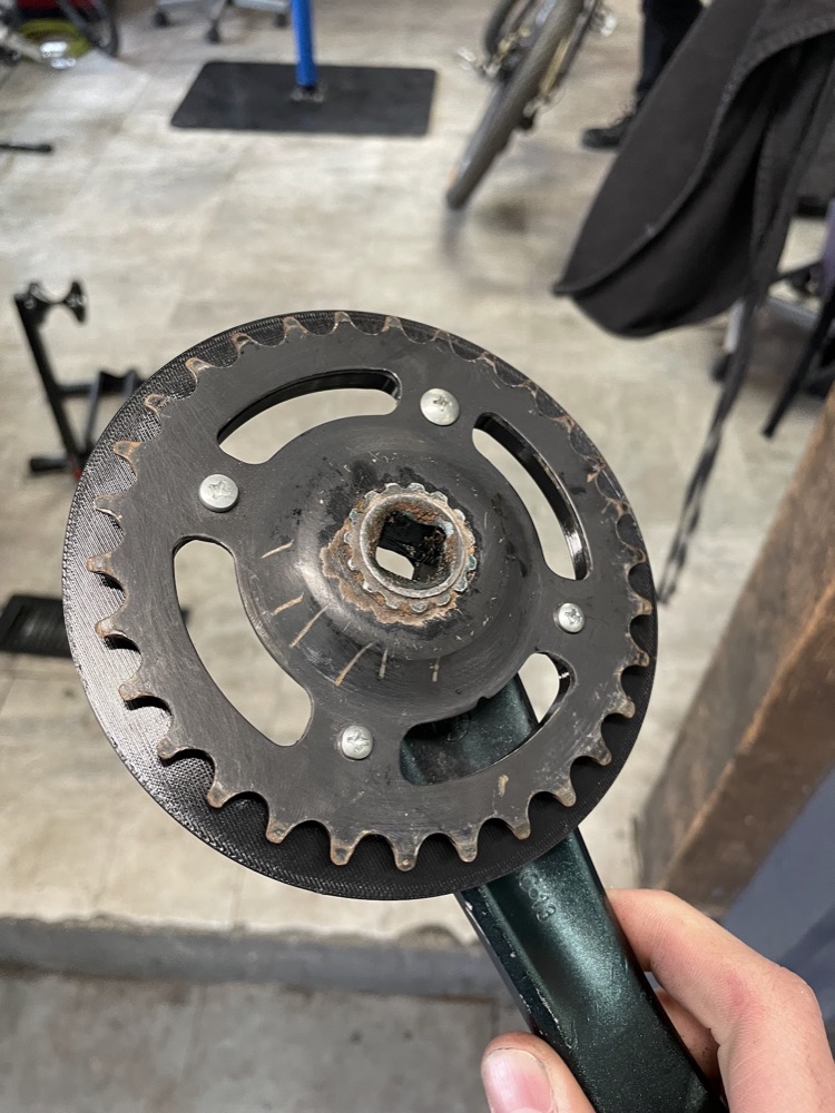 Çocuk Bisikleti Zincir Koruma Diski (82mm BCD, 137mm Çap) görsel 4