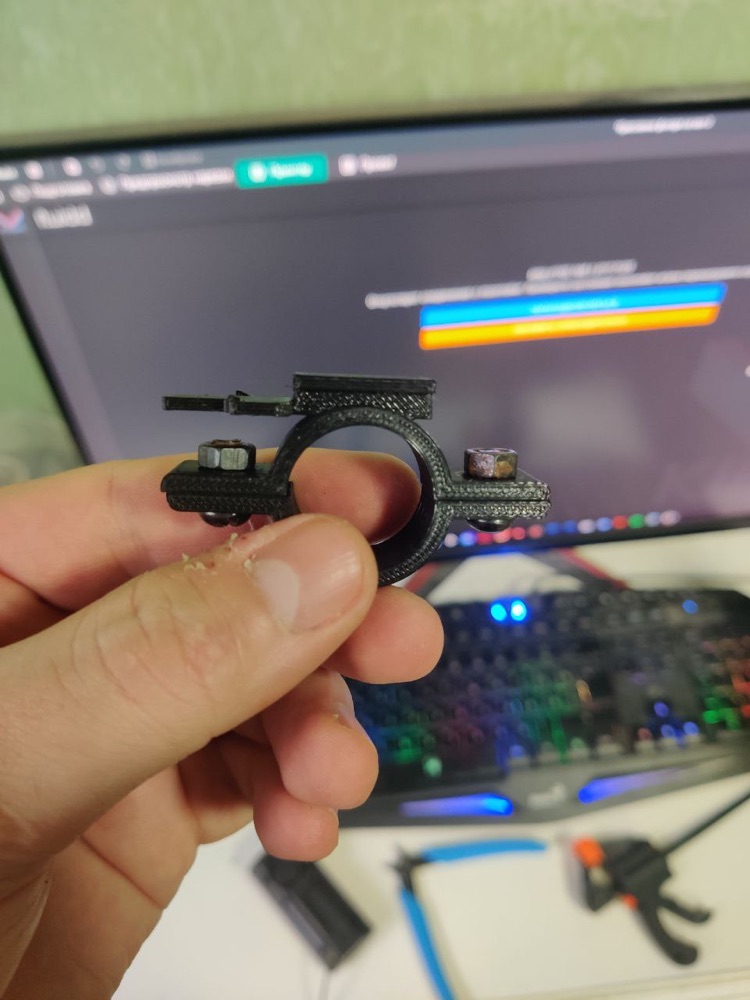 Bisiklet Gidon Işık Tutucusu (22mm)