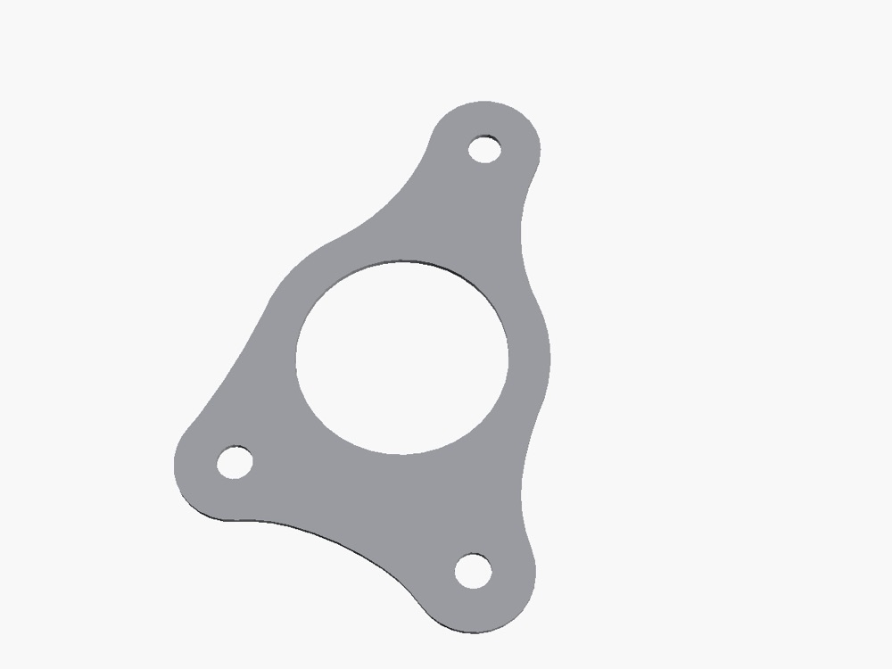 Honda CRF300L Yoshimura Kıvılcım Tutucu Braketi görsel 4