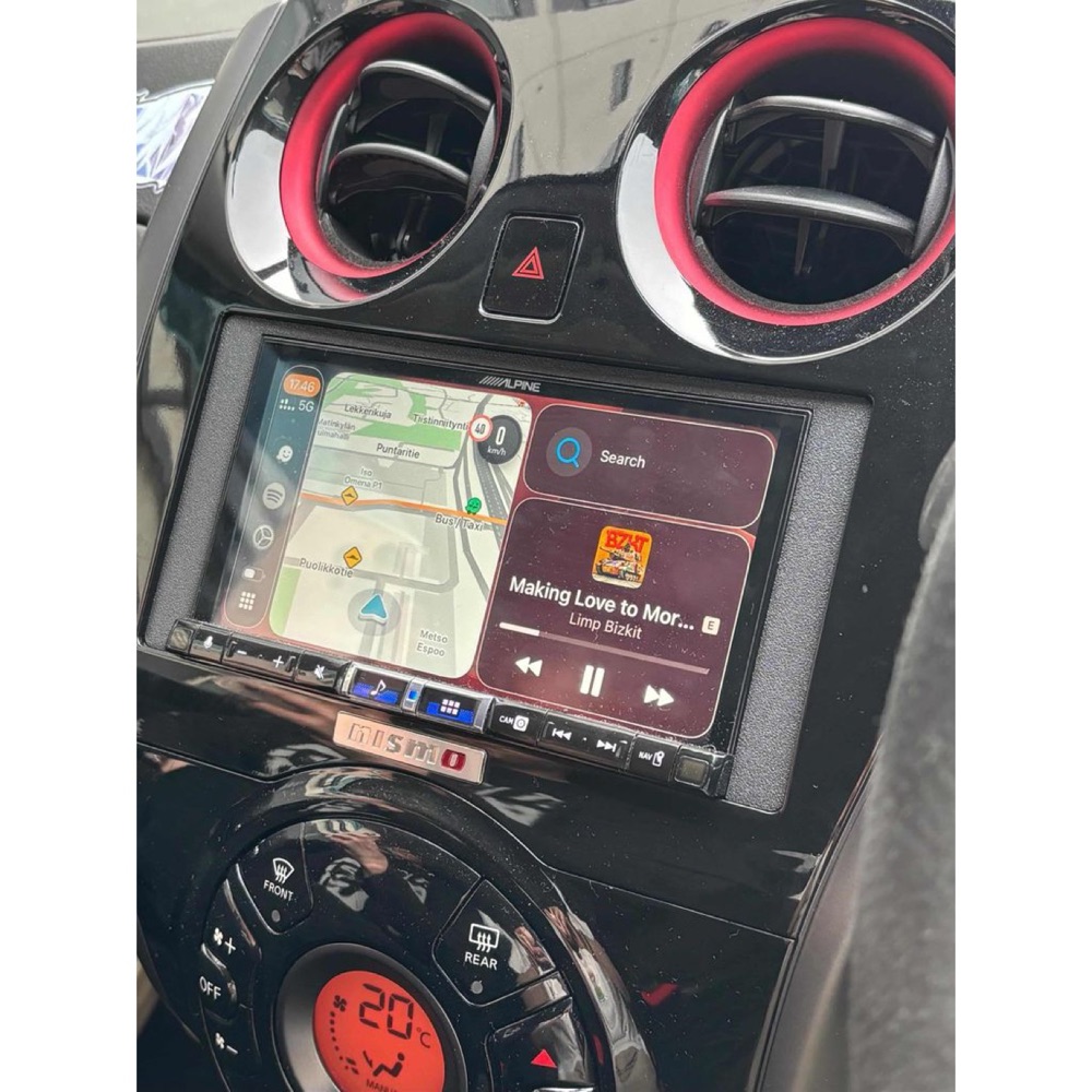 Nissan Note (E12) Alpine teyp çerçevesi