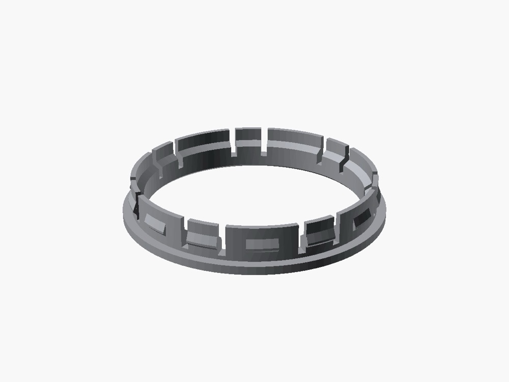 Jant Göbek Kapağı Adaptörü (BMW OEM Kapak → HRE Flowform Jant Uyumlu) görsel 2