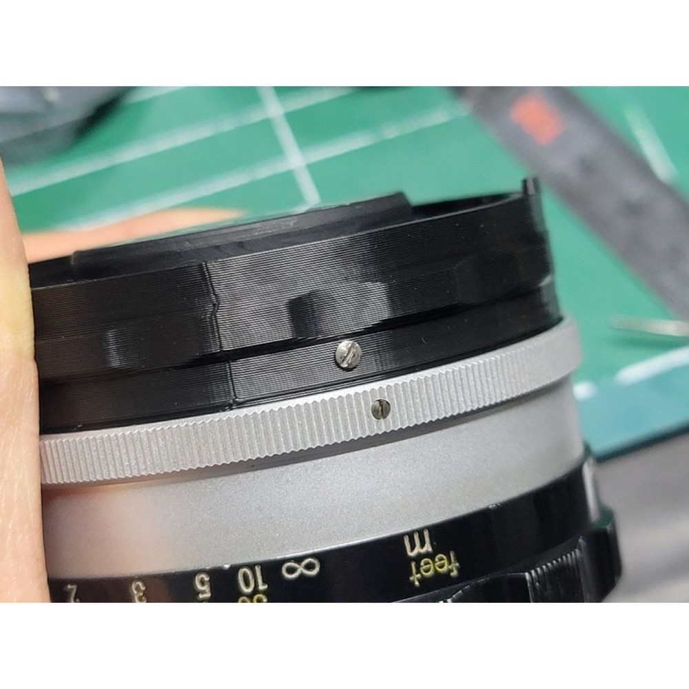 Nikon Pre-AI 50 mm f/1.4 Objektif için AI Dönüşüm Diyafram Halkası görsel 2