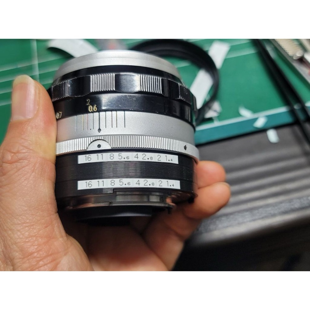 Nikon Pre-AI 50 mm f/1.4 Objektif için AI Dönüşüm Diyafram Halkası görsel 4