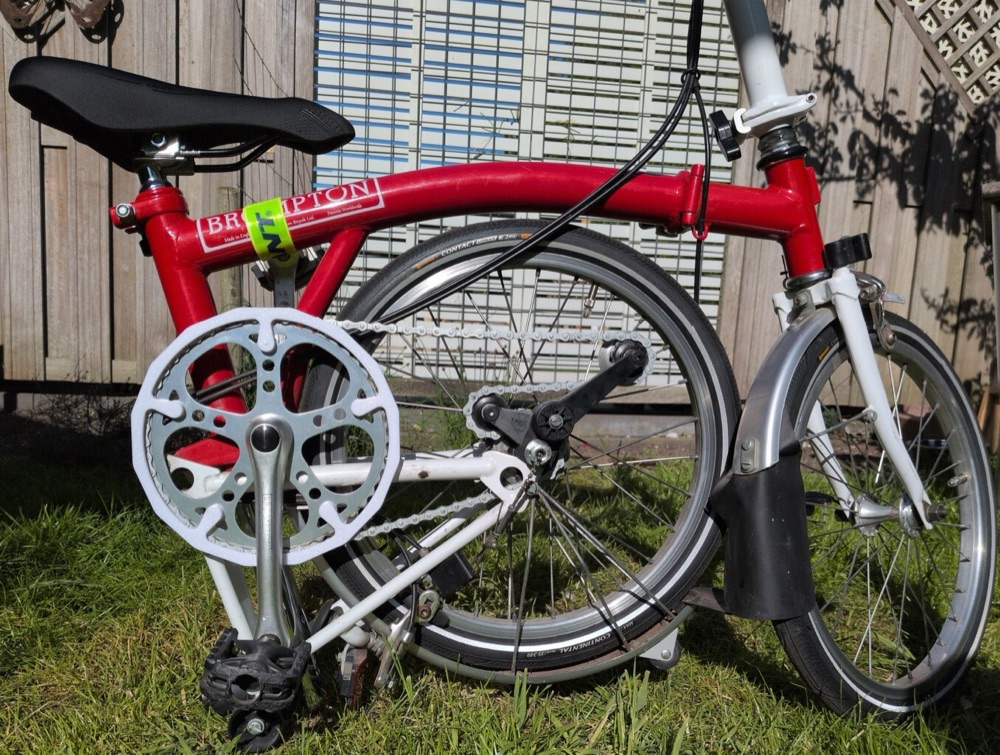 Bisiklet Zincir Dişlisi Pantolon Koruma Kapağı (Brompton 2002 Model Uyumlu)